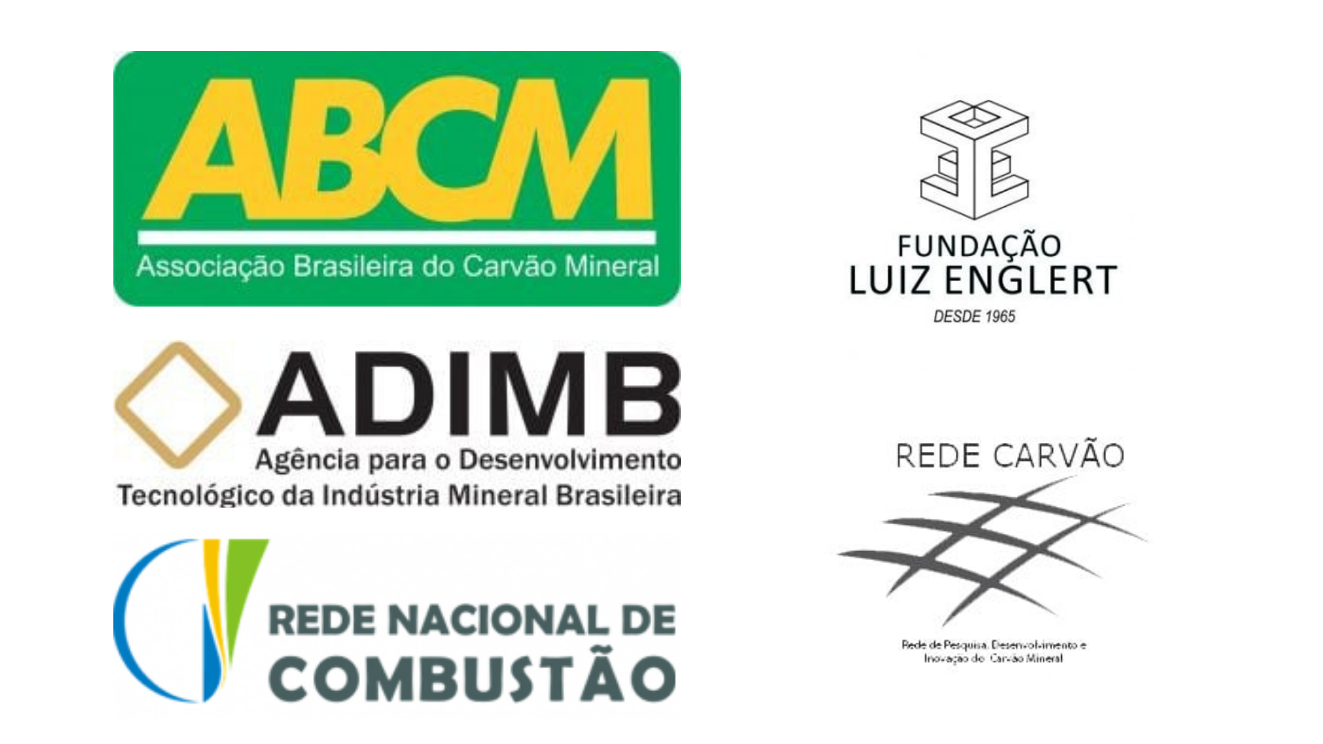 Imagem com logos das organizações de apoio