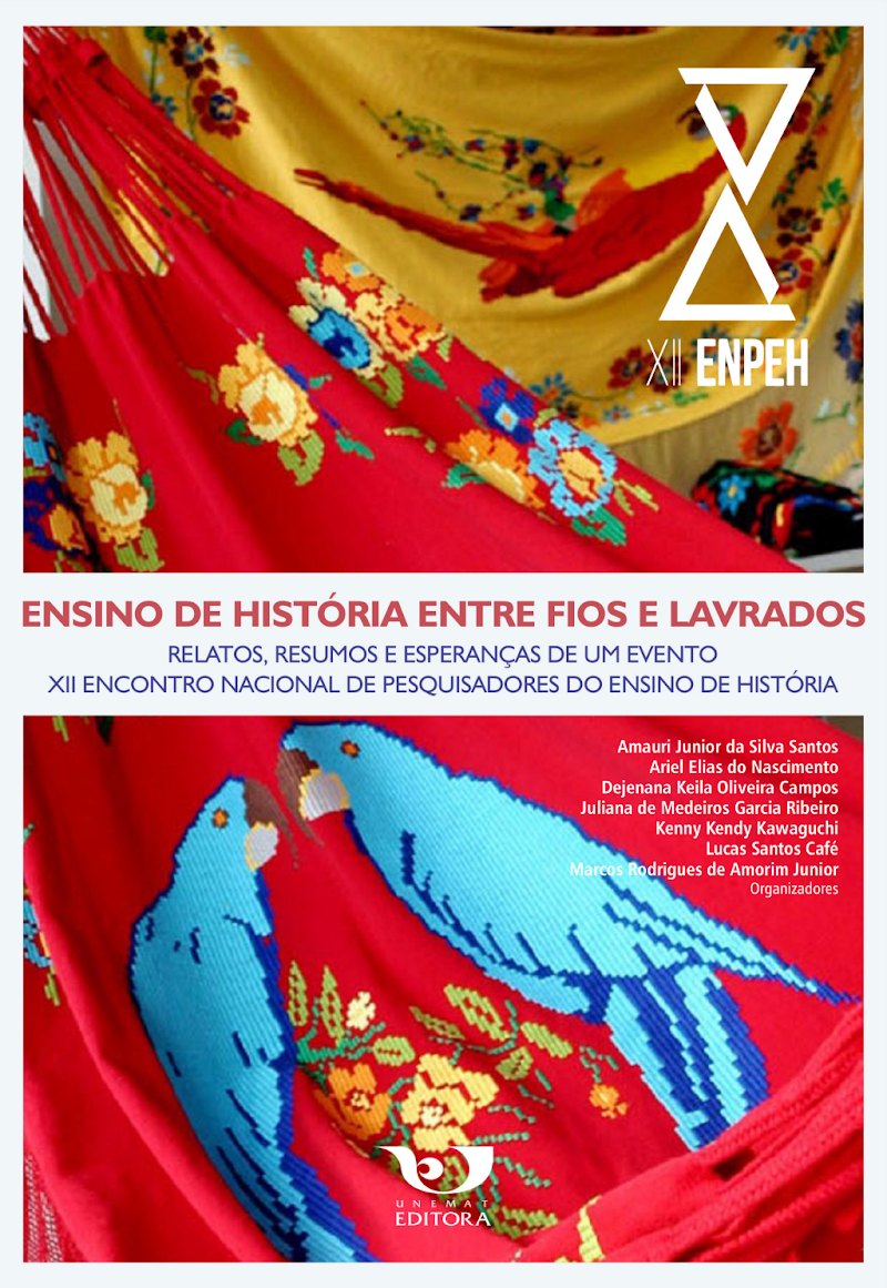Capa de Ensino de História entre fios e lavrados: relatos, resumos e esperanças de um evento